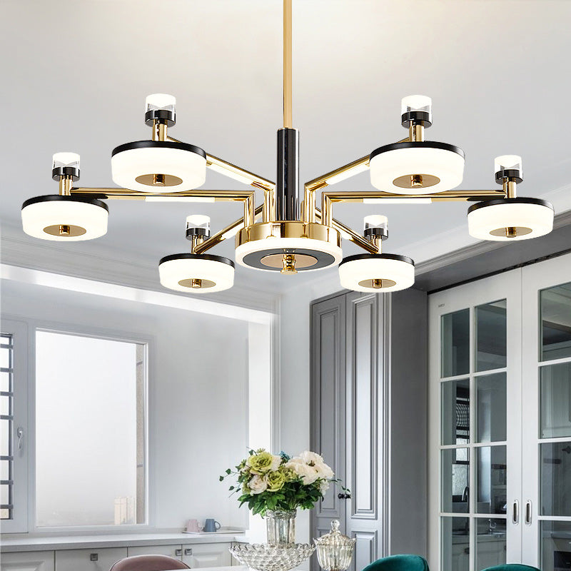 2 Bulbs Quantity Optional Modern Chandelier Pendant Light for Living Room Dining Room