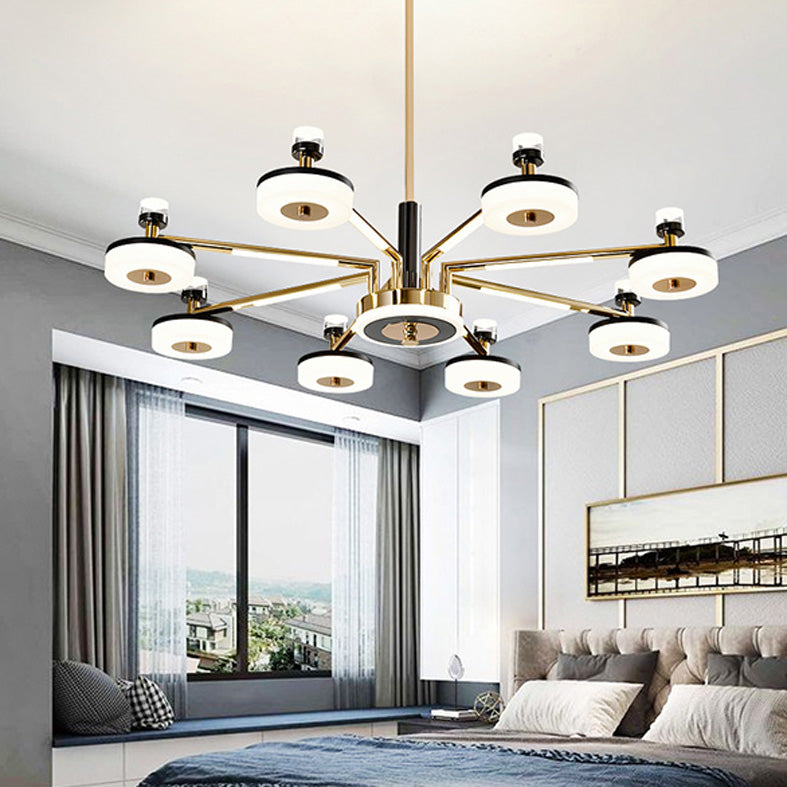 2 Bulbs Quantity Optional Modern Chandelier Pendant Light for Living Room Dining Room