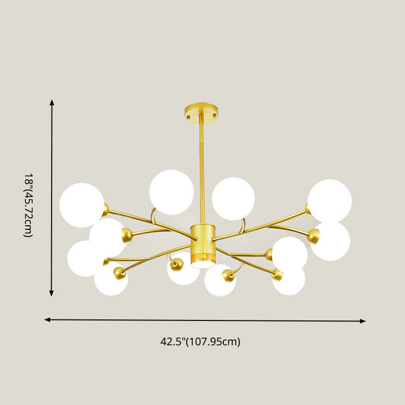 Lampada lampadina a globo Illuminazione a sospensione moderna in vetro bianco per il ristorante