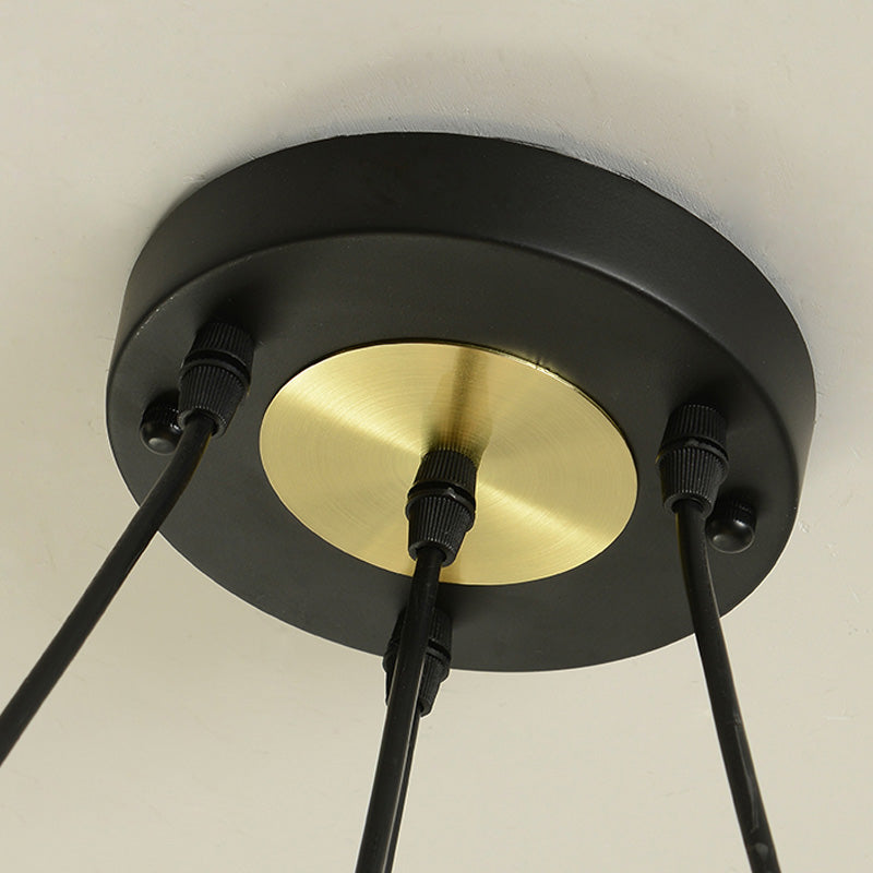 Lampada lampadina a globo Illuminazione a sospensione moderna in vetro bianco per il ristorante