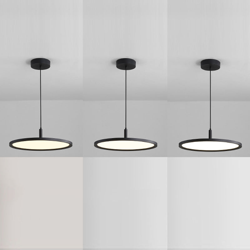 Dining Room One Head Pendant Light Metal LED Simple Ceiling Pendant Lamp