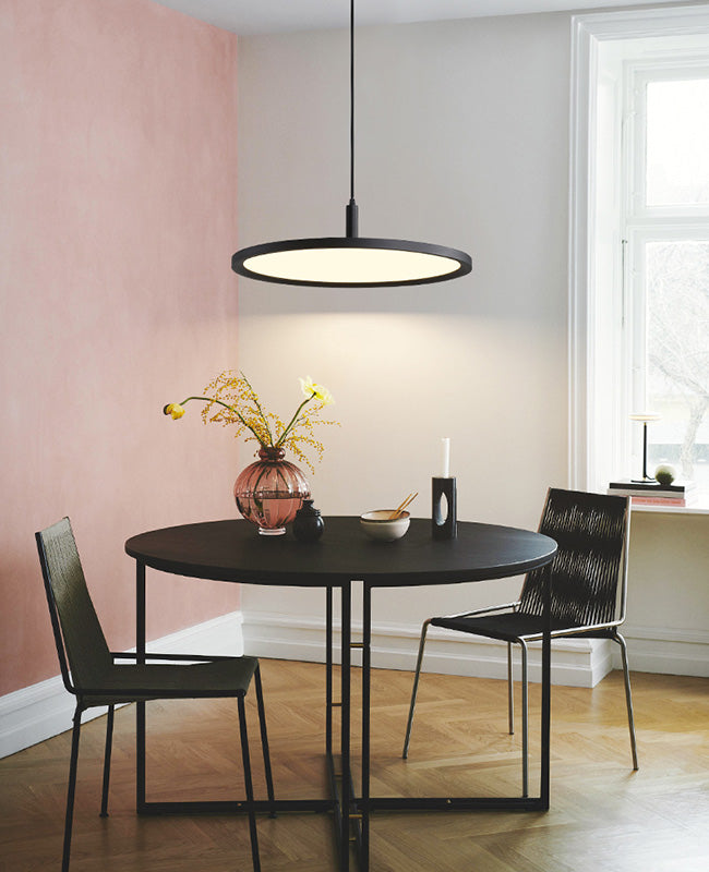 Dining Room One Head Pendant Light Metal LED Simple Ceiling Pendant Lamp