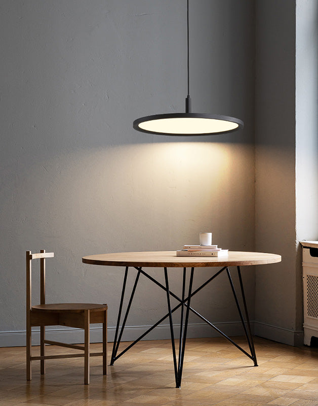 Dining Room One Head Pendant Light Metal LED Simple Ceiling Pendant Lamp