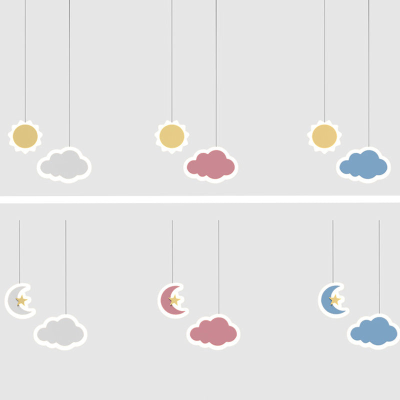 Colorful Contemporary Simple Style LED Pendant Lighting for Study Room