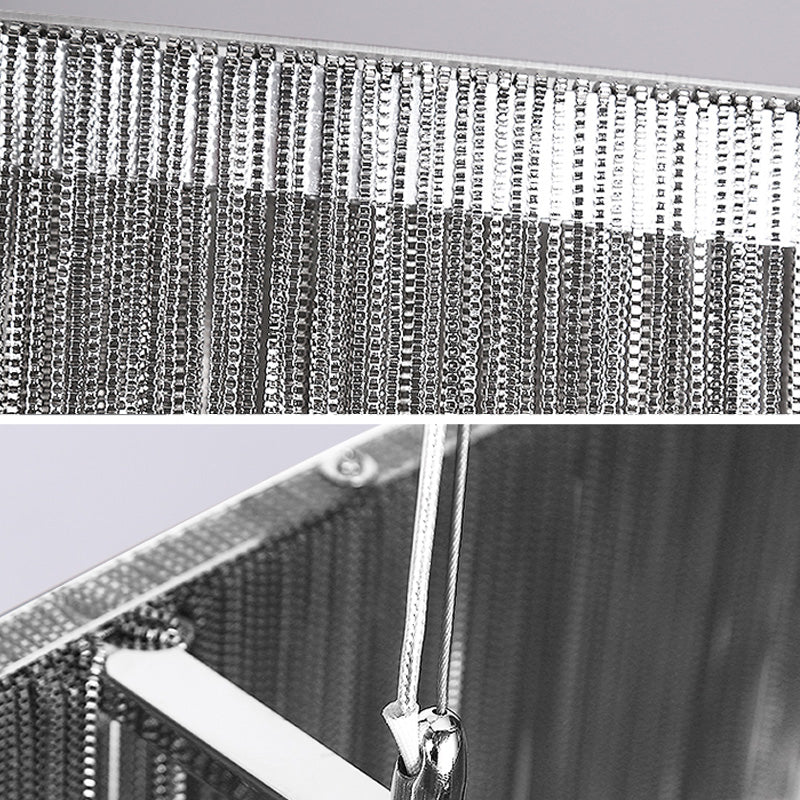 Metal Chains Design Chandelier Light Modern Style Simplicity Lighting Pendant for Living Room