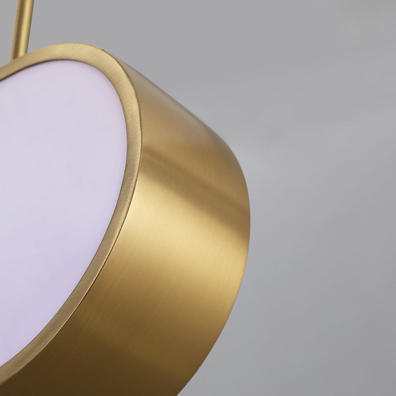 Metal Hanging Pendant Lights Contemporary Linear Hanging Lamps for Dining Room