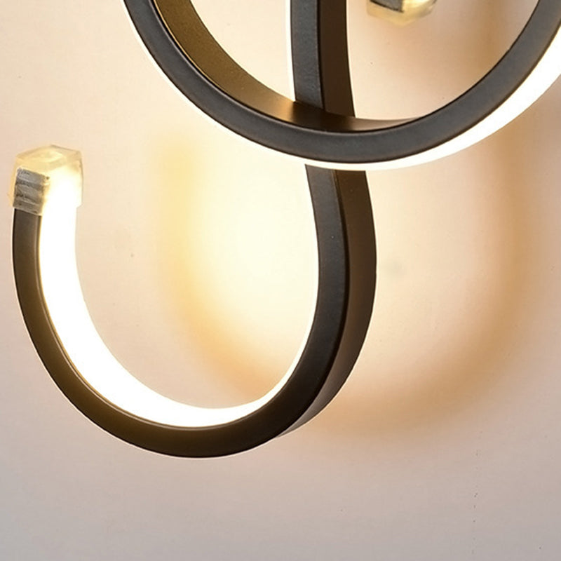 Lámpara de pared lineal de aluminio LED de Led Minimalista moderno con sombra acrílica