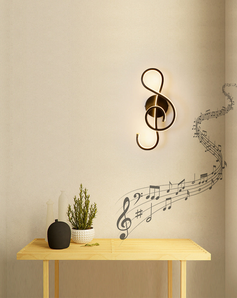 Lámpara de pared lineal de aluminio LED de Led Minimalista moderno con sombra acrílica