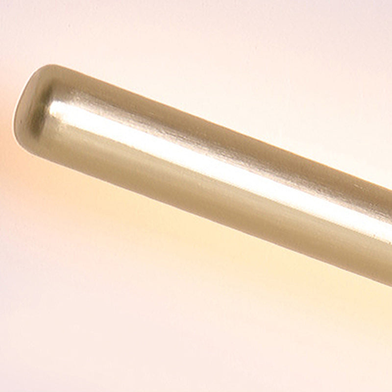 Luci di applione lineare moderna Metal Apparecchiatura da parete a 1 luce per bagno