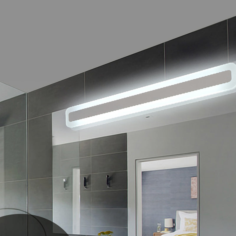 Metal linear Shade Wall Lights Modern 1 Head Wall Mount Fixture in White