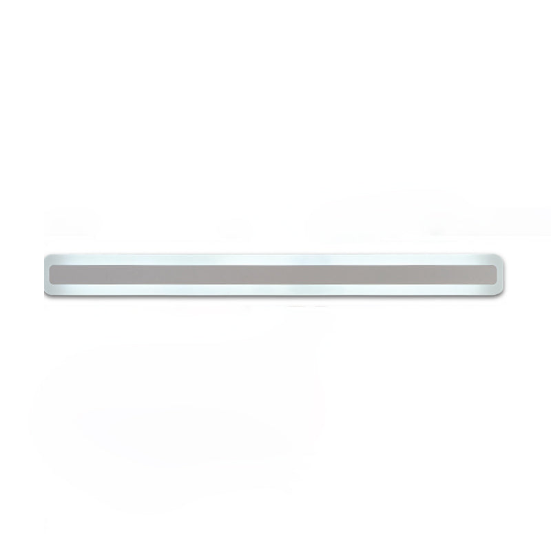 Metal linear Shade Wall Lights Modern 1 Head Wall Mount Fixture in White