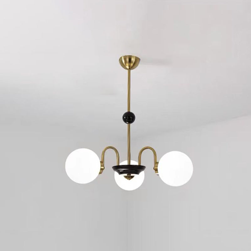 Modern Chandeliers For Dining Room Globe-Shaped Chandelier Pendant Light