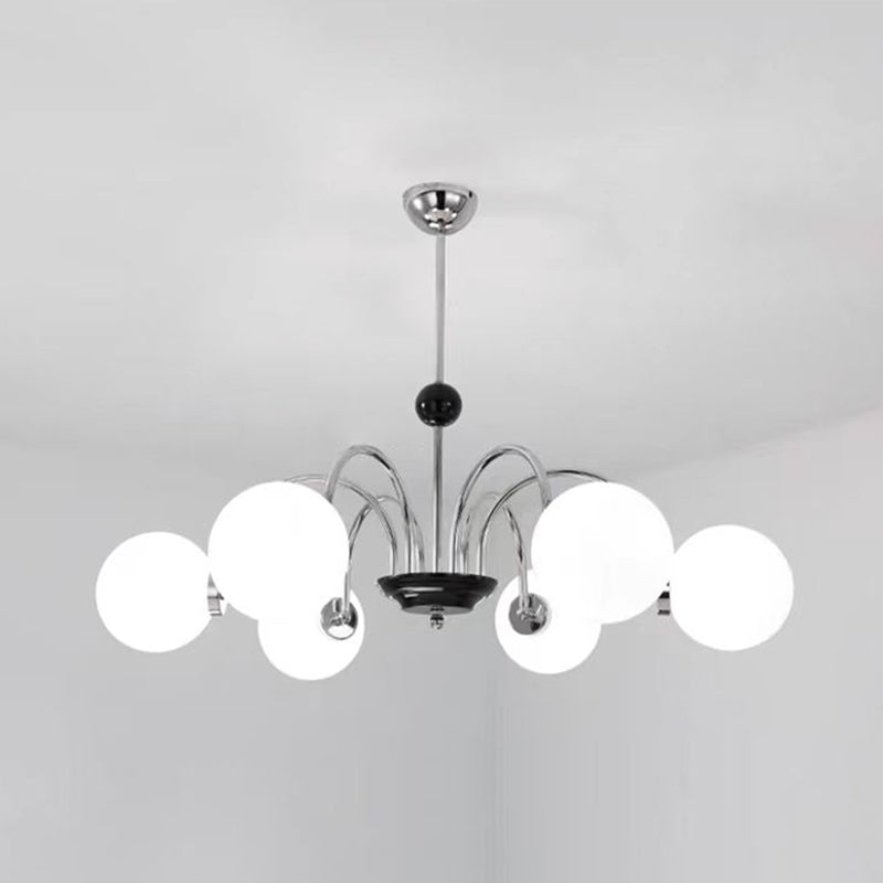 Modern Chandeliers For Dining Room Globe-Shaped Chandelier Pendant Light