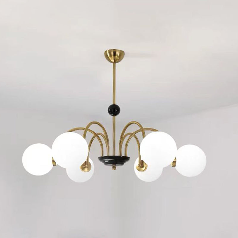 Modern Chandeliers For Dining Room Globe-Shaped Chandelier Pendant Light