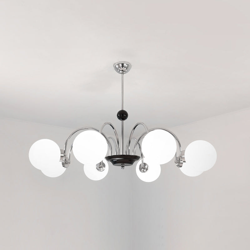 Modern Chandeliers For Dining Room Globe-Shaped Chandelier Pendant Light
