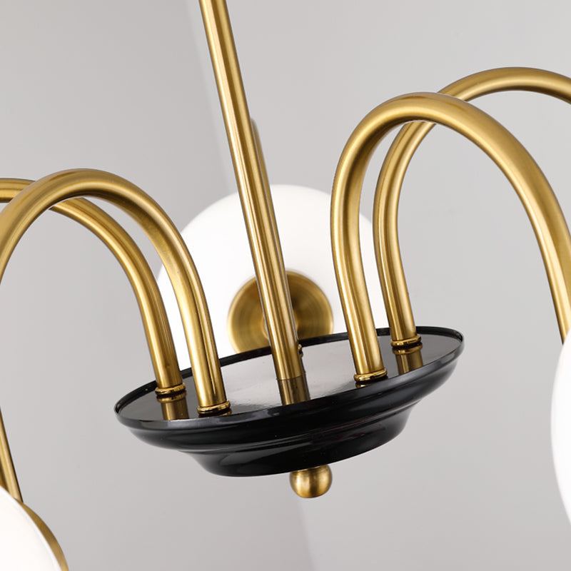 Modern Chandeliers For Dining Room Globe-Shaped Chandelier Pendant Light