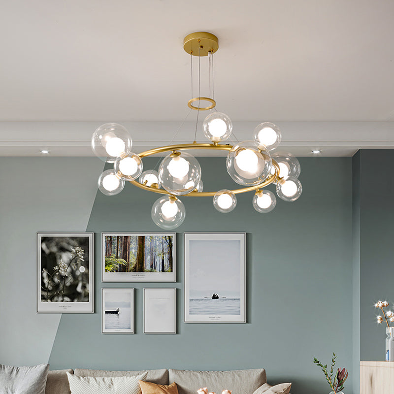 Chandeliers modernes pour la salle à manger Circular Chandelier suspendu plafonniers