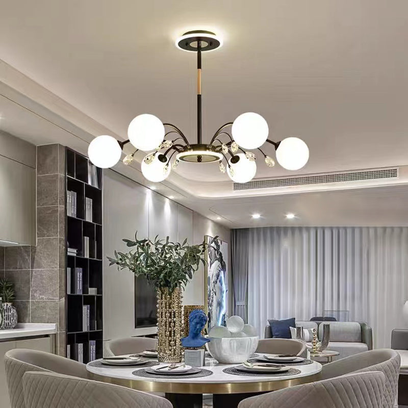 Moderno lampadario a sospensione a sospensione Globe di luce a sospensione a sospensione Globe Globe Globe Globe