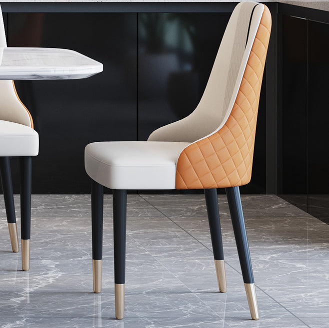 Modern Style Marble Table with White Rectangle Shape Table for Home Use