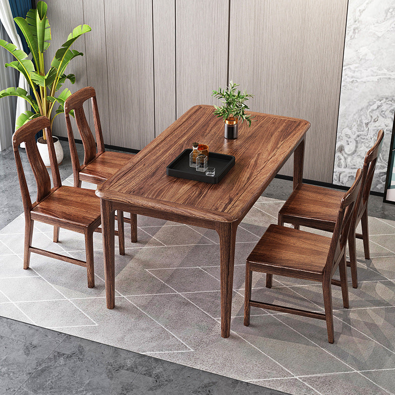 Traditional Style Solid Wood Rectangle Dining¬†Room¬†Set Standard Height Home Dining Table Furniture