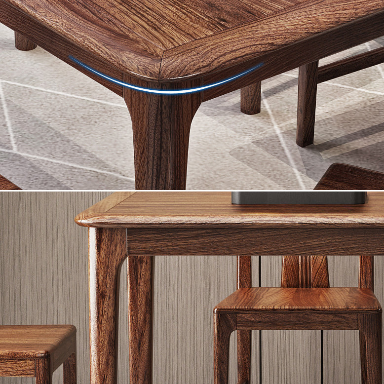 Traditional Style Solid Wood Rectangle Dining¬†Room¬†Set Standard Height Home Dining Table Furniture