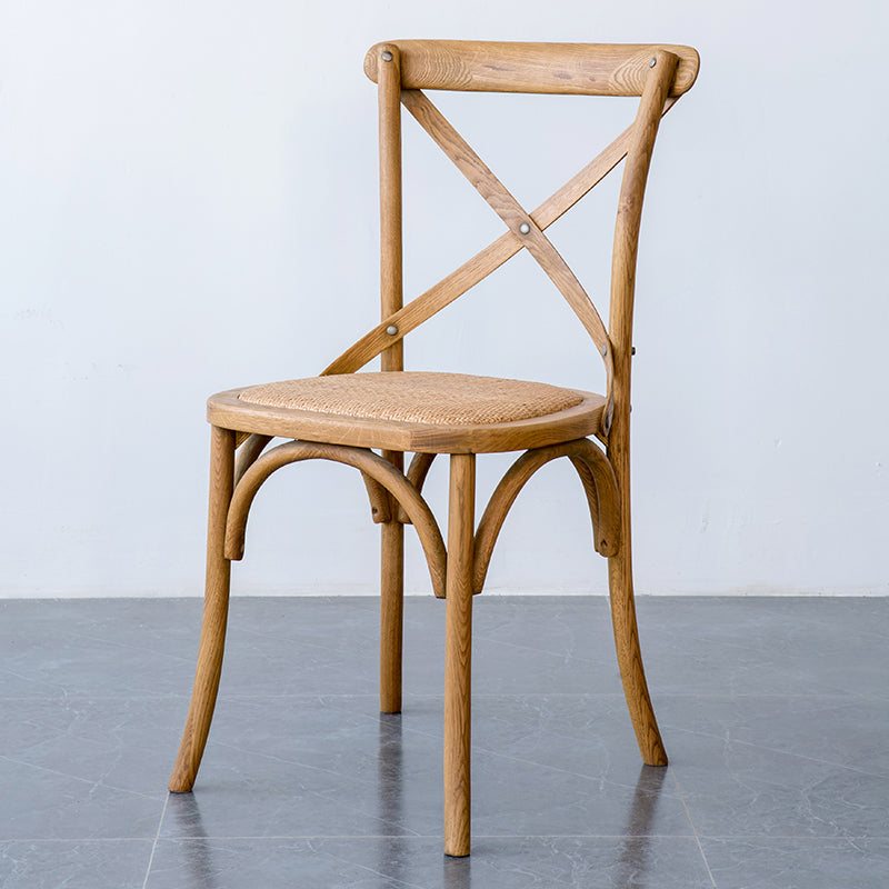 Traditional Solid Wood Dining Room Set with Rectangle Top and 4 Legs Base Dining Furniture