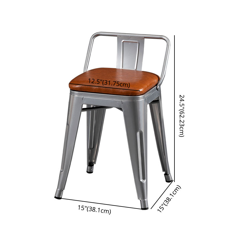 Industrial Wooden Dining Room Set with Rectangle Table and Iron Base Kitchen Table Set