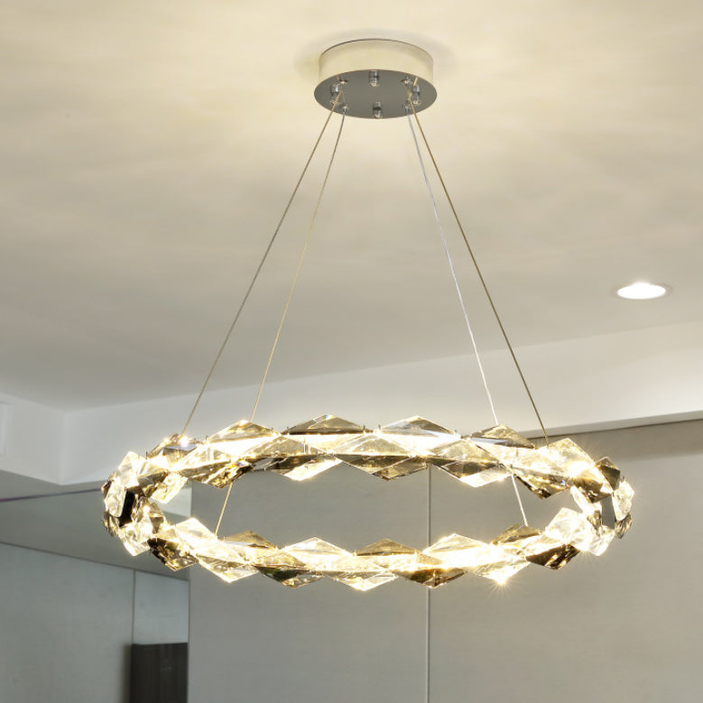 Chandeliers modernes pour la salle à manger Circular Chandelier suspendu plafonniers