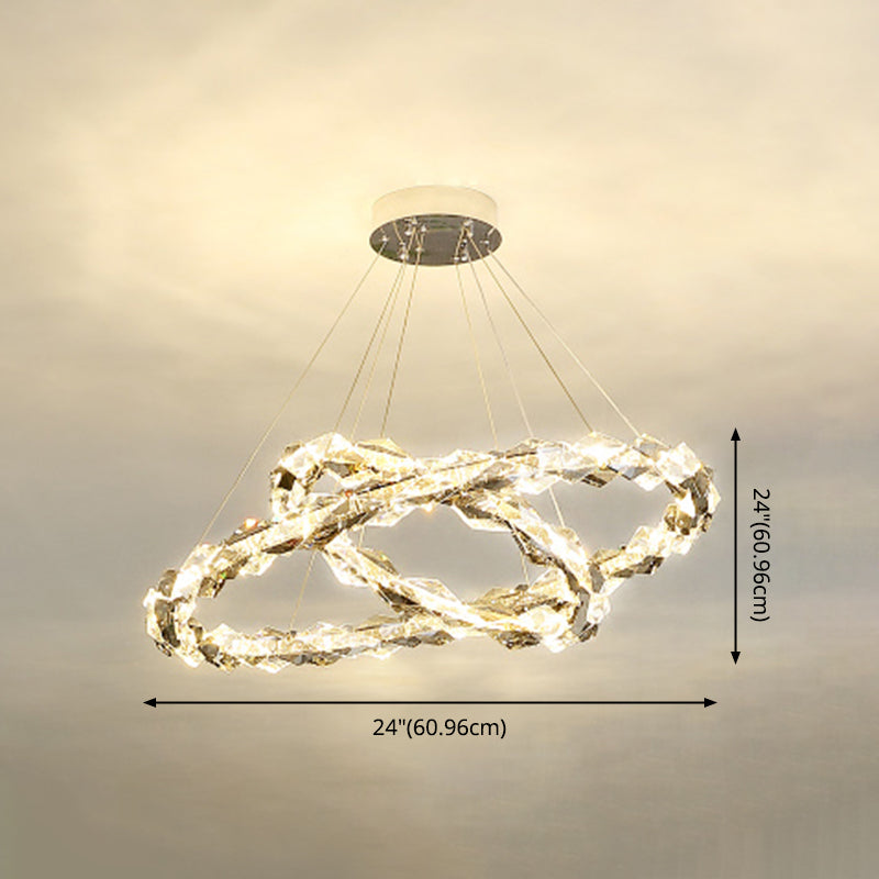 Chandeliers modernes pour la salle à manger Circular Chandelier suspendu plafonniers