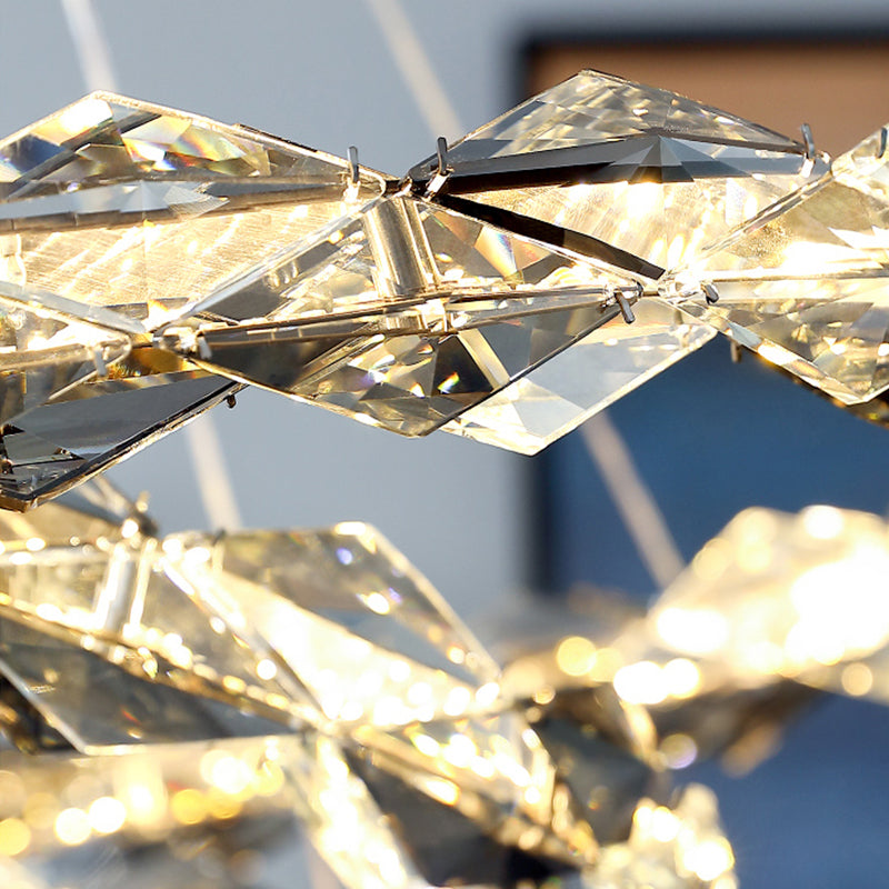 Chandeliers modernes pour la salle à manger Circular Chandelier suspendu plafonniers