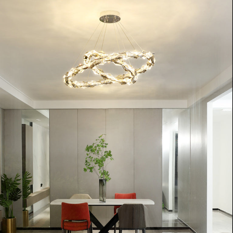 Chandeliers modernes pour la salle à manger Circular Chandelier suspendu plafonniers