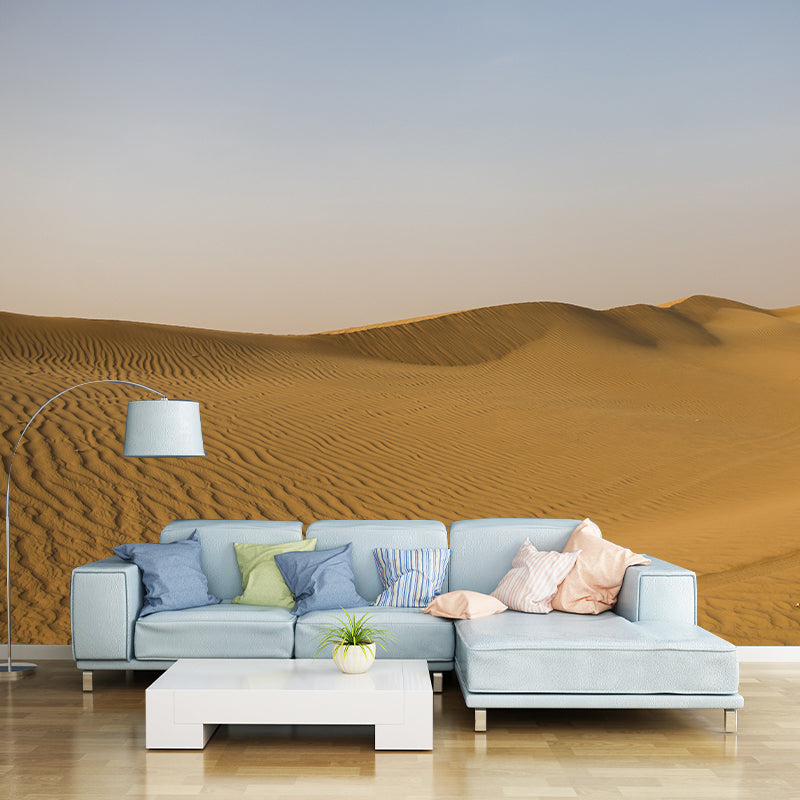 Desert Landscape Wall Mural Water Resistant Wall Covering for Living Room