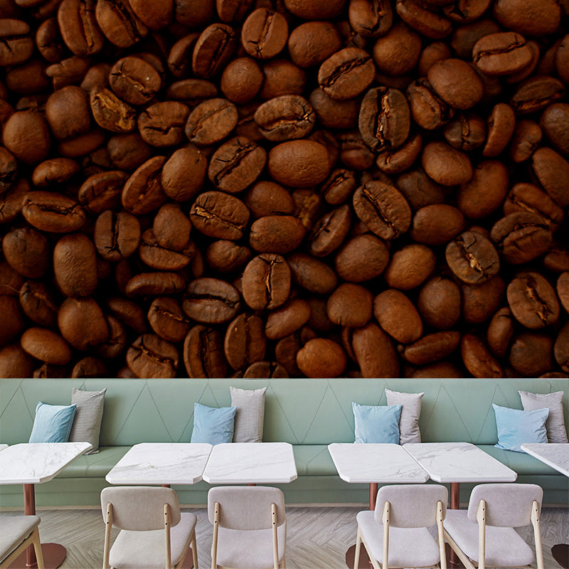 Bitter Coffee Mural Wallpaper for Restaurant Decor Waterproofing, Made to Measure
