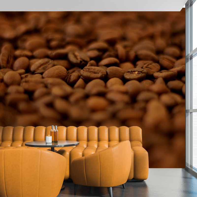 Bitter Coffee Mural Wallpaper for Restaurant Decor Waterproofing, Made to Measure