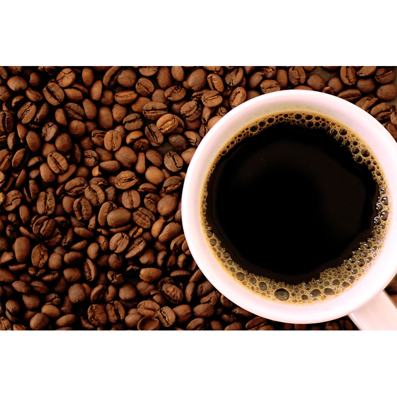 Bitter Coffee Mural Wallpaper for Restaurant Decor Waterproofing, Made to Measure