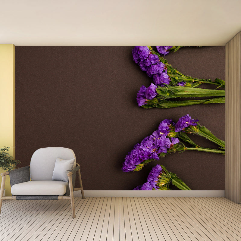 Beautiful Flower Wall Mural Decal Colorful Mural Wallpaper for Girl Bedroom