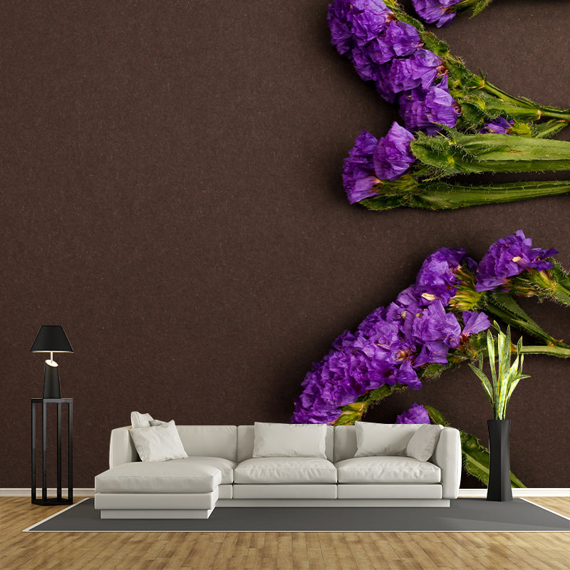 Beautiful Flower Wall Mural Decal Colorful Mural Wallpaper for Girl Bedroom