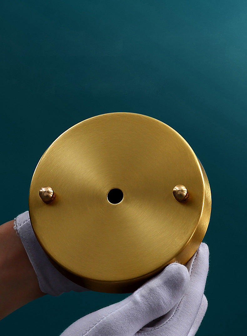 Metal Cylindrical Down Lighting Pendant Nordic Style Pendant Light Fixture in Gold