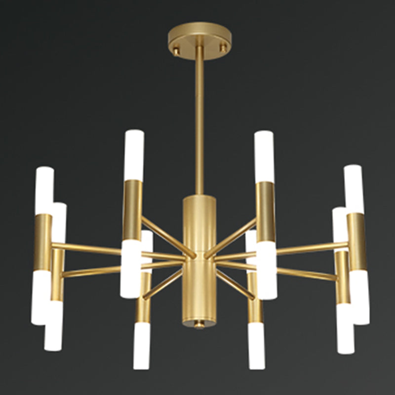 Postmoderne Chandelier Gol Suspension Pendentif Light pour le salon chambre à manger chambre