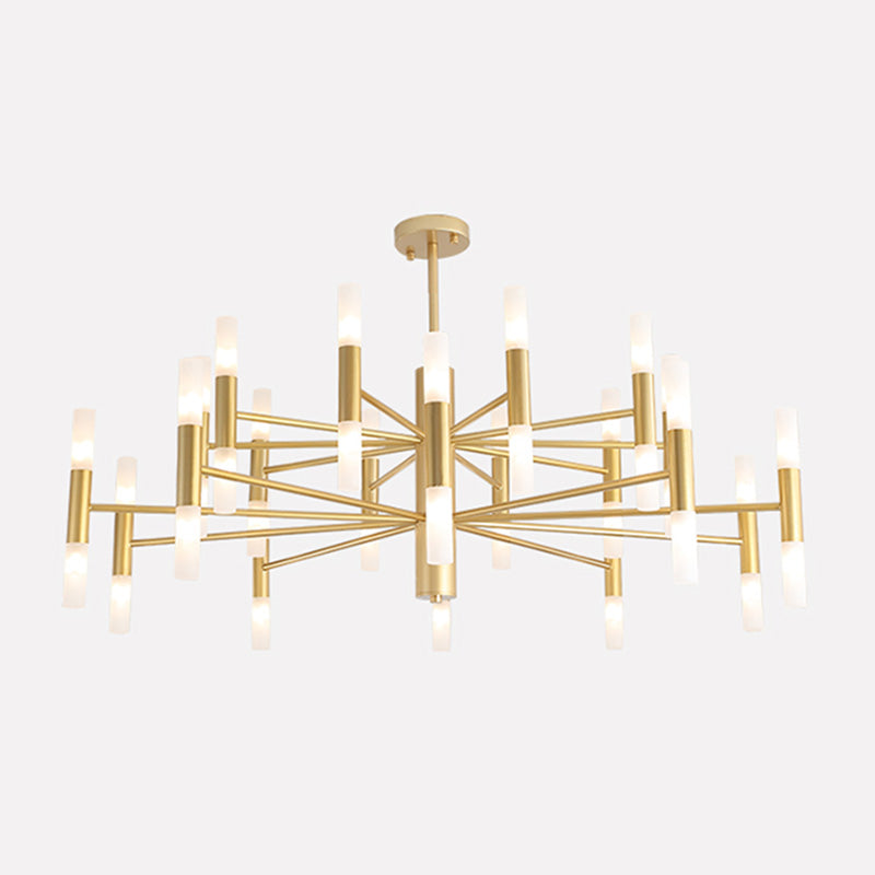 Postmoderne Chandelier Gol Suspension Pendentif Light pour le salon chambre à manger chambre