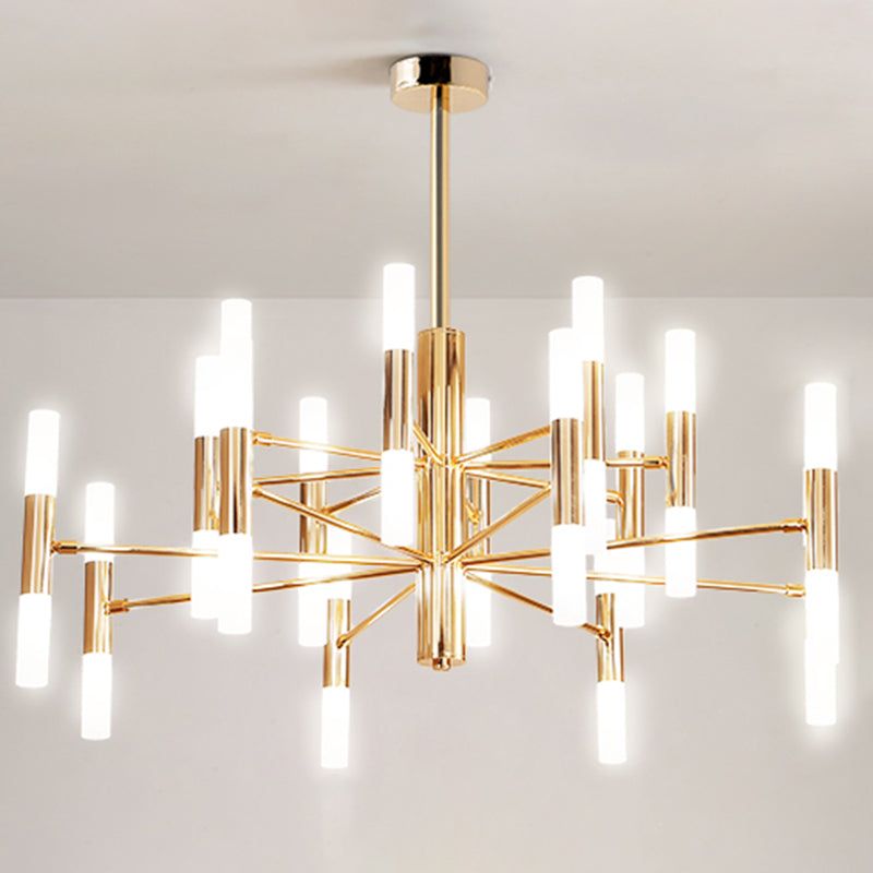 Lumières suspendues postmodernes Chandelier en métal pour le salon du salon