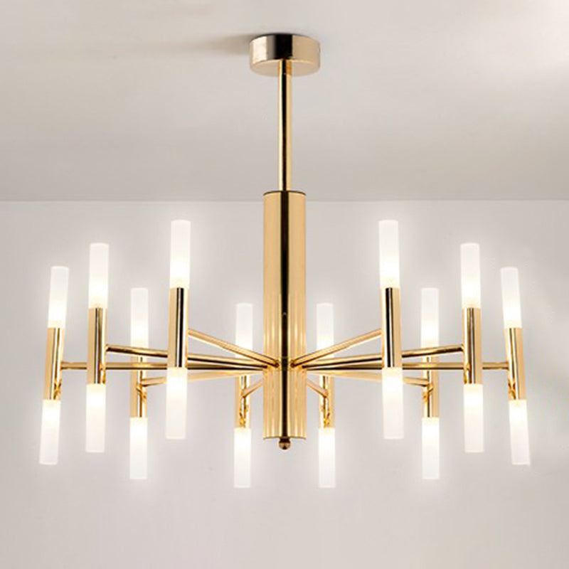 Lumières suspendues postmodernes Chandelier en métal pour le salon du salon