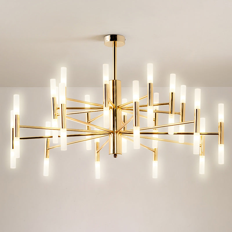 Lumières suspendues postmodernes Chandelier en métal pour le salon du salon