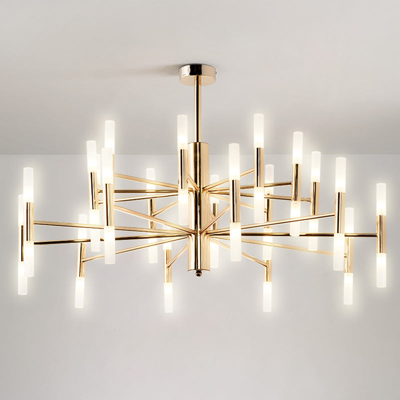 Lumières suspendues postmodernes Chandelier en métal pour le salon du salon