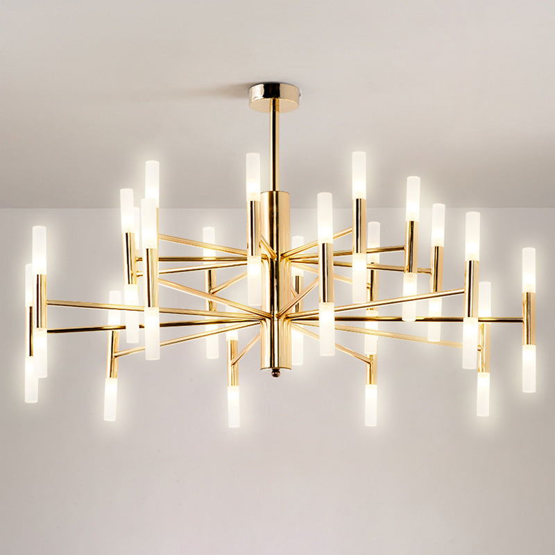 Lumières suspendues postmodernes Chandelier en métal pour le salon du salon