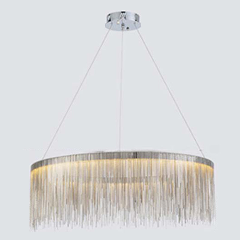 Pendante a ciondolo in metallo Lumo contemporaneo lampadario per soggiorno sala da pranzo