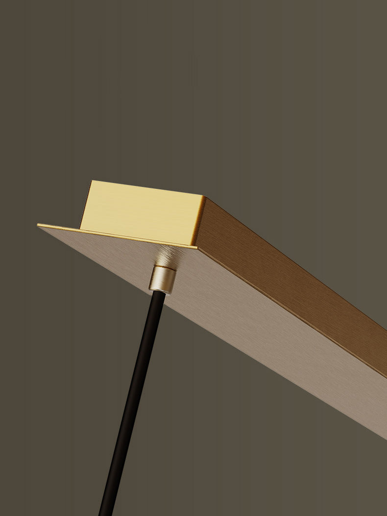 Contemporary Pendant Light Kit Gold Shaded Hanging Ceiling Light with Metal Shade