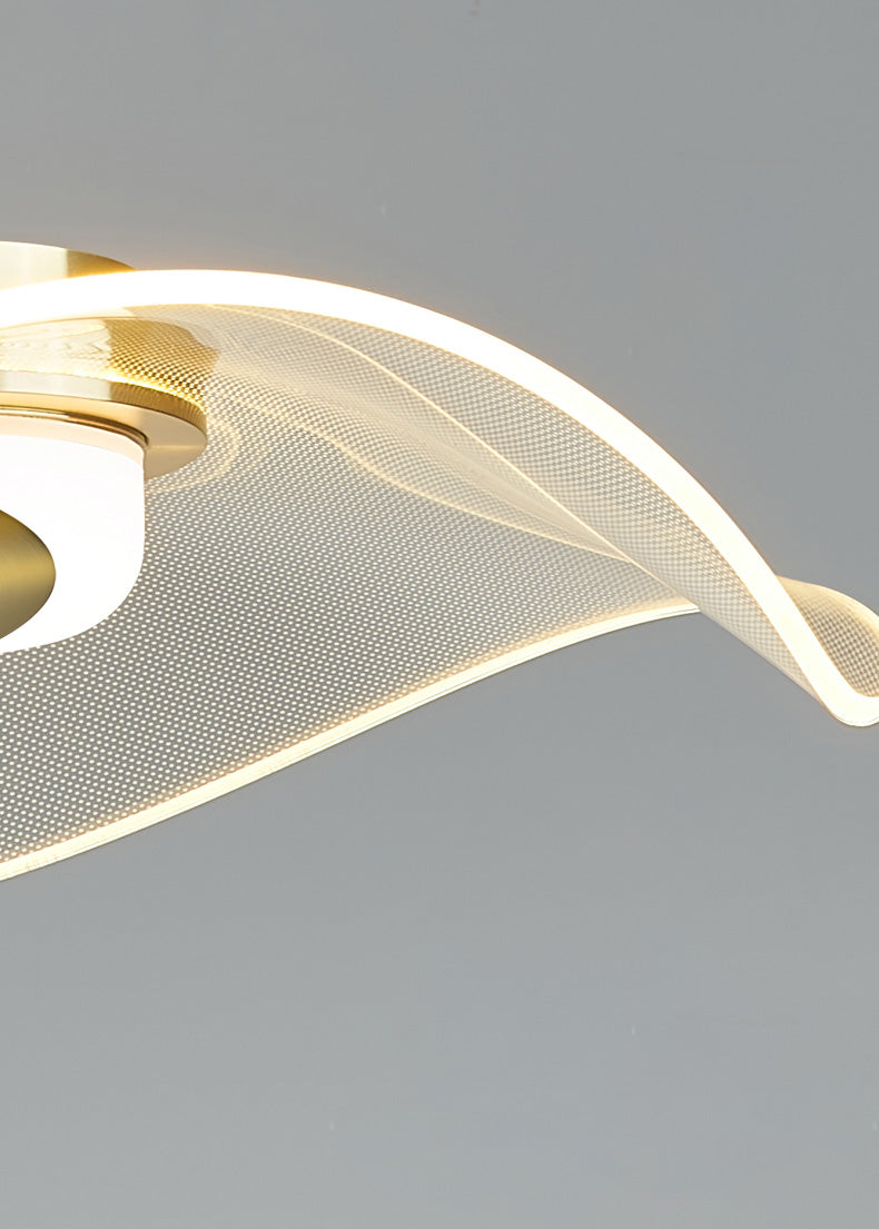 LED 1 Head Pendant Light Modern Style Simple Acrylic Ceiling Pendant Light for Dinning Room