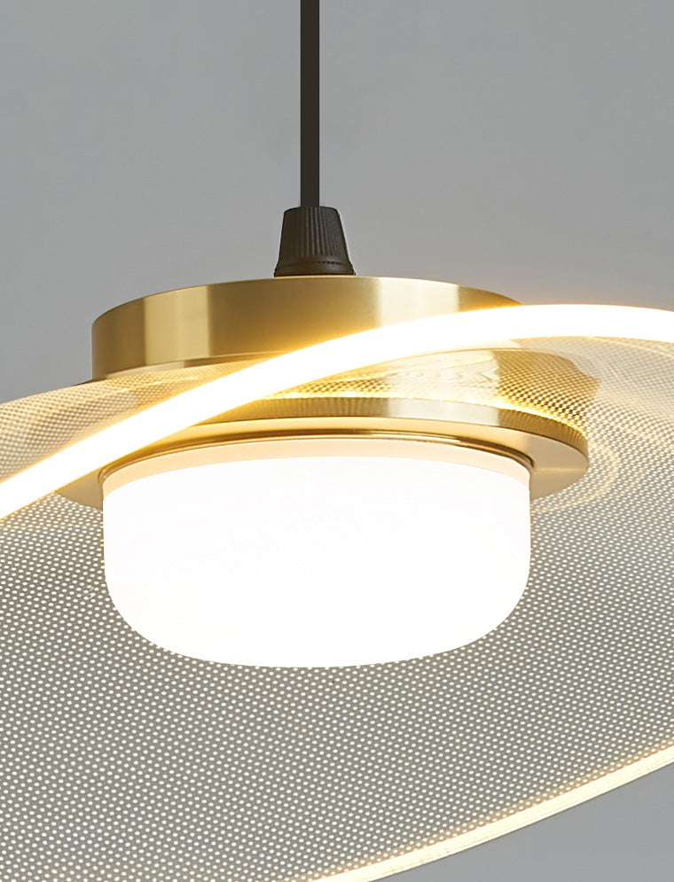 LED 1 Head Pendant Light Modern Style Simple Acrylic Ceiling Pendant Light for Dinning Room