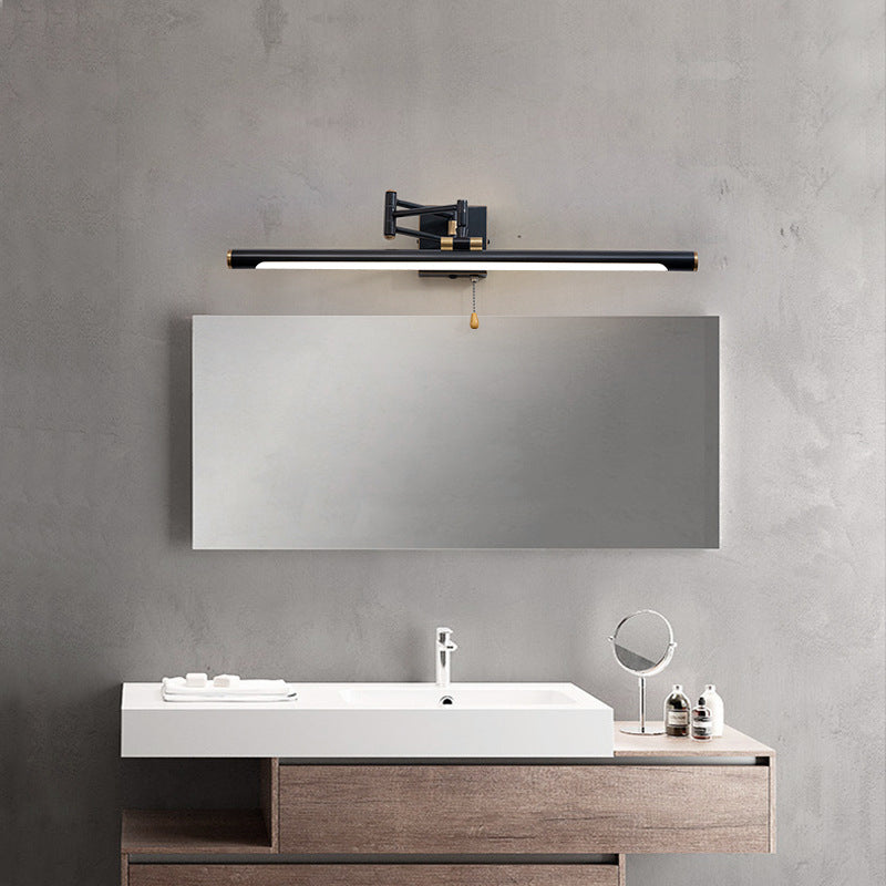 Vanité allongée Lumières murales postmodernes simplicité applique murale acrylique pour salle de bain